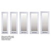 Pattern 10 Full Pane Door - Obscure Glass - White Primed