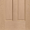 Bespoke Thruslide Victorian Oak 4 Panel - 3 Sliding Doors and Frame Kit - Prefinished