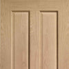 Bespoke Thruslide Victorian Oak 4 Panel - 3 Sliding Doors and Frame Kit - Prefinished