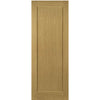 Double Sliding Door & Stainless Barn Steel Track - Walden American Oak Veneer Door - Unfinished