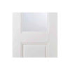 Five Folding Doors & Frame Kit - Arnhem 1 Pane 1 Panel 3+2 - Clear Glass - White Primed