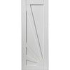 Four Sliding Wardrobe Doors & Frame Kit - Calypso Aurora White Primed Door