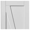 Four Sliding Wardrobe Doors & Frame Kit - Calypso Aurora White Primed Door