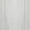 Five Folding Doors & Frame Kit - Pesaro Flush 3+2 - White Primed