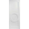 Double Sliding Door & Wall Track - Montpellier 3 Panel Doors - White Primed