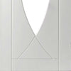 Bespoke Thrufold Pesaro White Primed Glazed Folding 3+2 Door