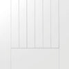 Bespoke Thruslide Suffolk Flush 3 Door Wardrobe and Frame Kit - White Primed