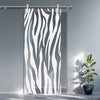 Single Glass Sliding Door - Solaris Tubular Stainless Steel Sliding Track & Zebra Animal Print 8mm Clear Glass - Obscure Printed Design